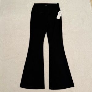 Yogalicious Midnight Black Flared Pants